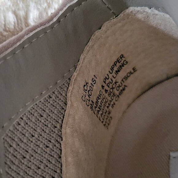 Steve Madden Click Wedge Sneakers - Gray - Size 8 M. - Picture 8 of 8